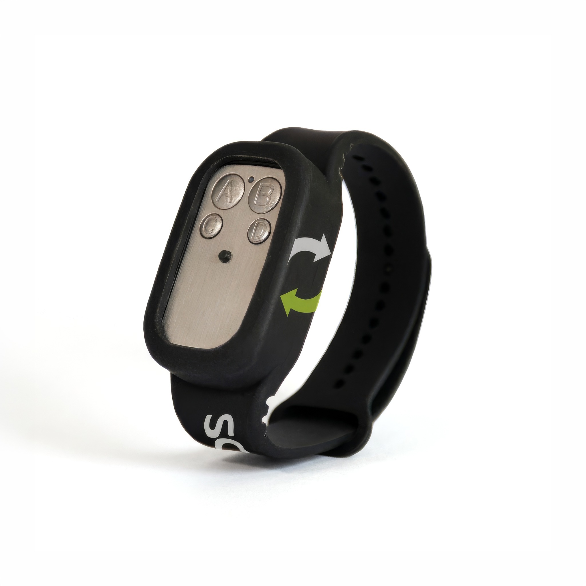 Scorli four-button wristband for updating the scoreboard